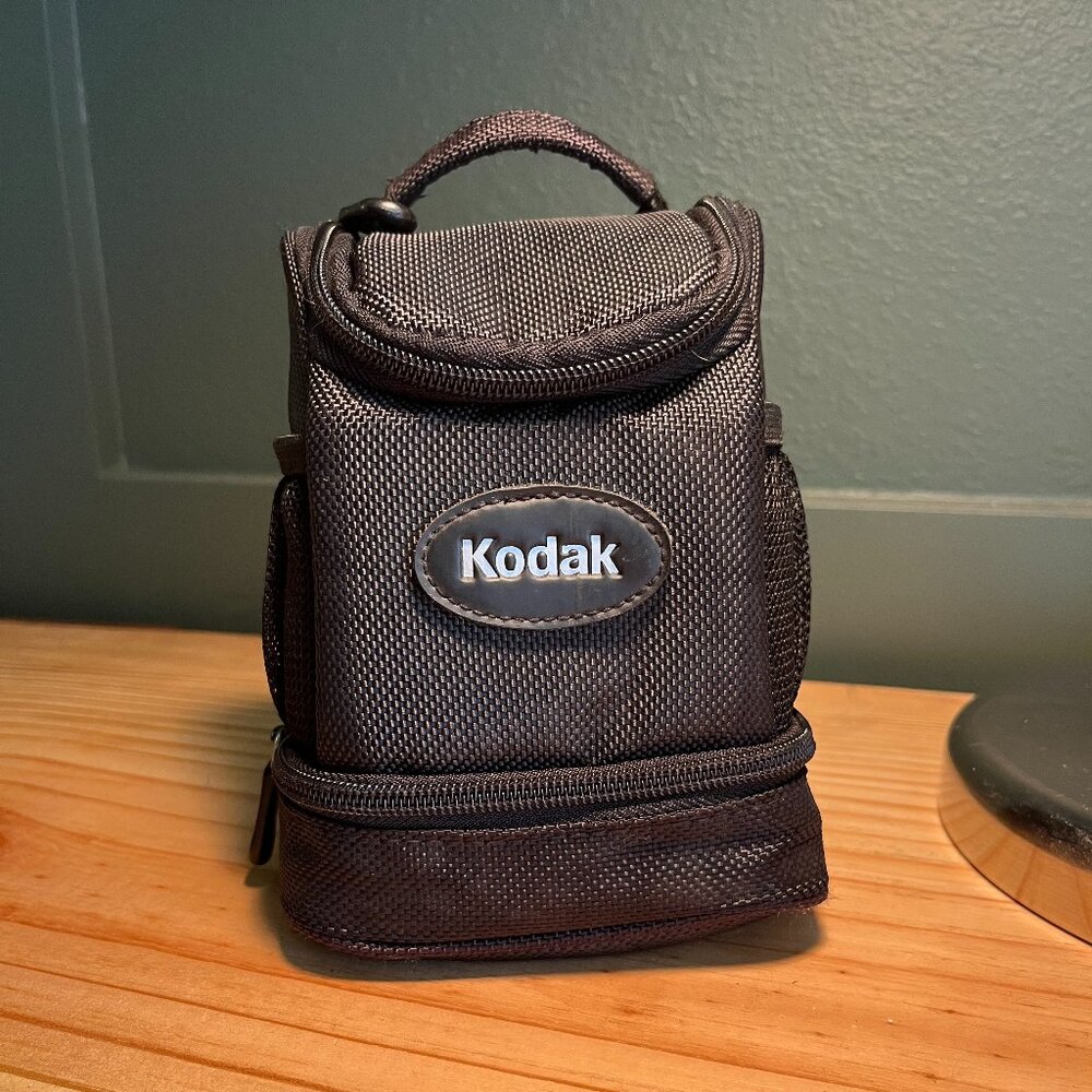 Black Kodak Camera Bag